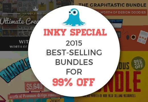 graphic design bundle by Inky Deals