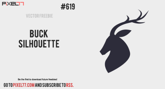 Download Buck Silhouette Vector for FREE.