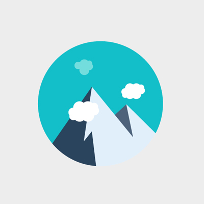Free Vector of the Day #609: Hiking Icon Vector