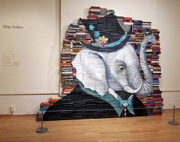 Artist-of-the-Week-Art-Painted-on-Stacks-of-Books-by-Mike-Stilkey-10