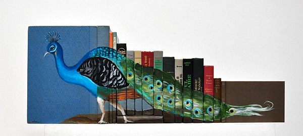 Artist-of-the-Week-Art-Painted-on-Stacks-of-Books-by-Mike-Stilkey-2