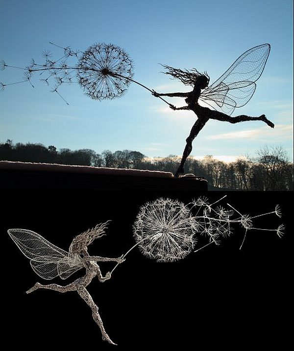 Wire Sculptures with a Twist by Robin Wight