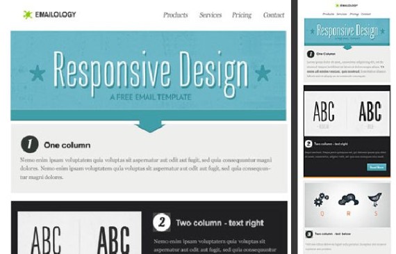 simple responsive email template -  Responsive Email Template From Email on Acid
