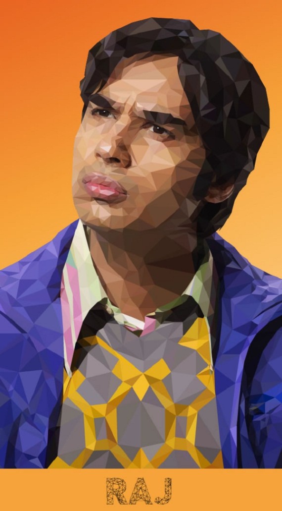 Artist-of-the-Week-Awesome-Low-Poly-Illustrations-of-The-Big-Bang-Theory-Cast-by-Mordi-Levi-4