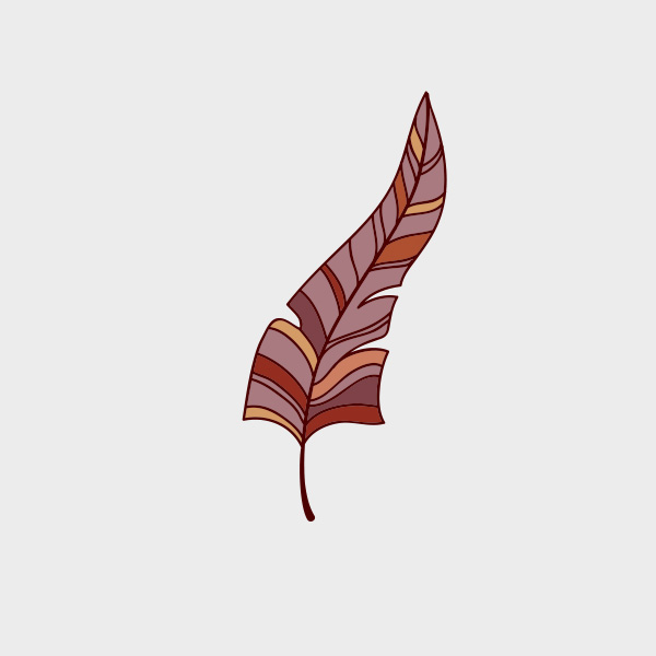 Free Vector of the Day #656: Feather Vector