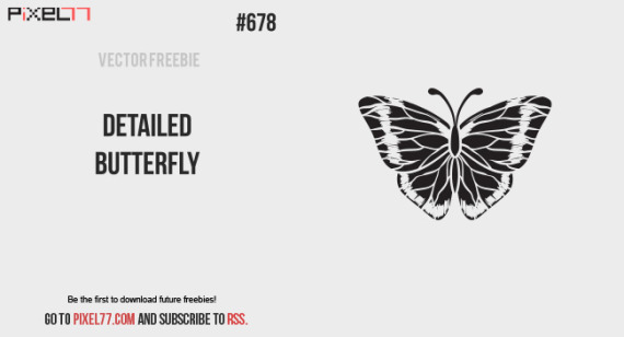 Download Detailed Butterfly Vector for FREE.