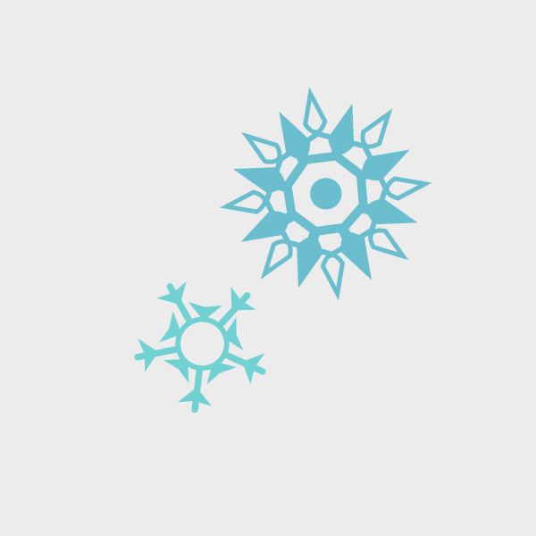Free Vector of the Day #673: Snowflakes Vector