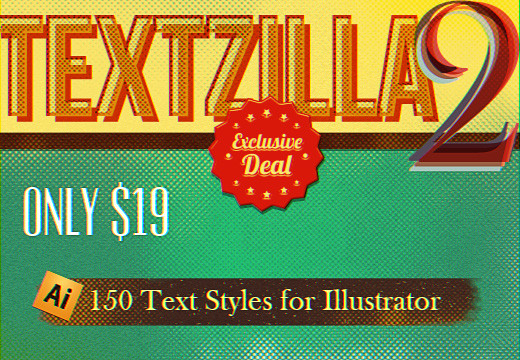 150 Super Premium Text Styles for Illustrator – Only $19