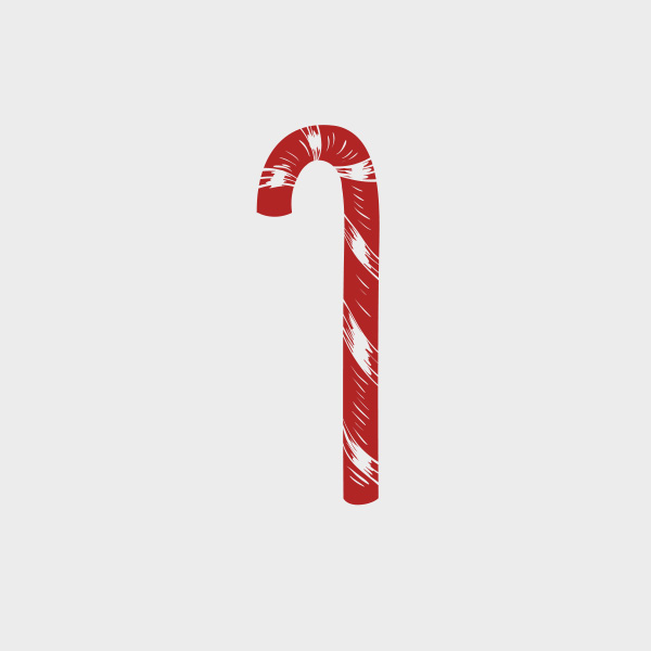 Free Vector of the Day #692: Candy Cane Vector