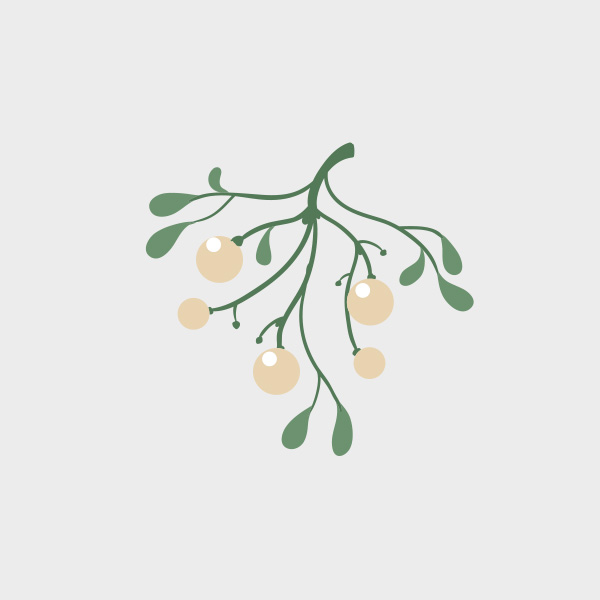 Free Vector of the Day #724: Vector Mistletoe