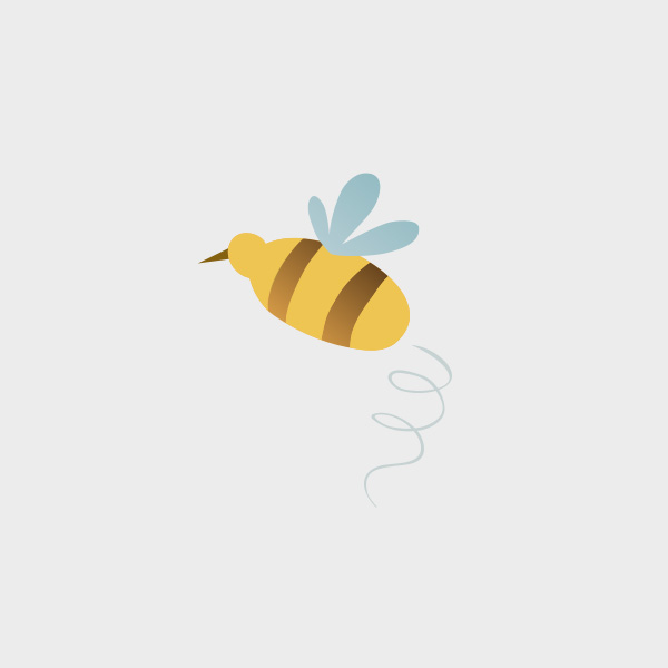 Free Vector of the Day #731: Vector Bee