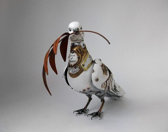 Igor Verniy steampunk animal sculptures