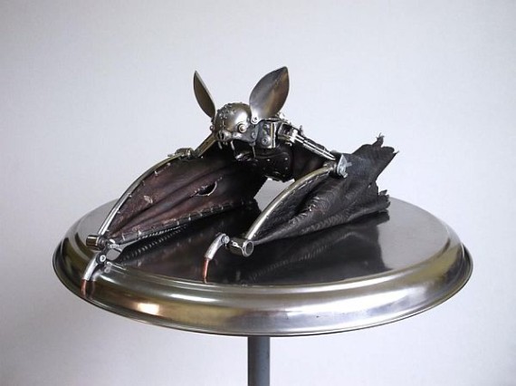 Igor Verniy steampunk animal sculptures