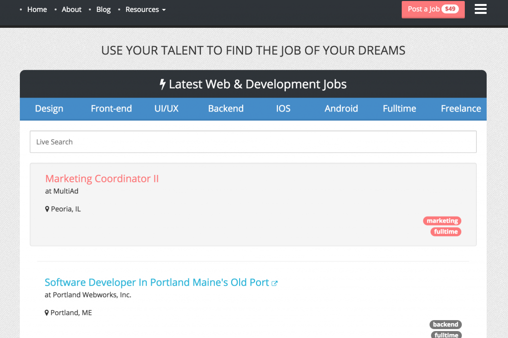 Jobety – Latest Web & Development Jobs