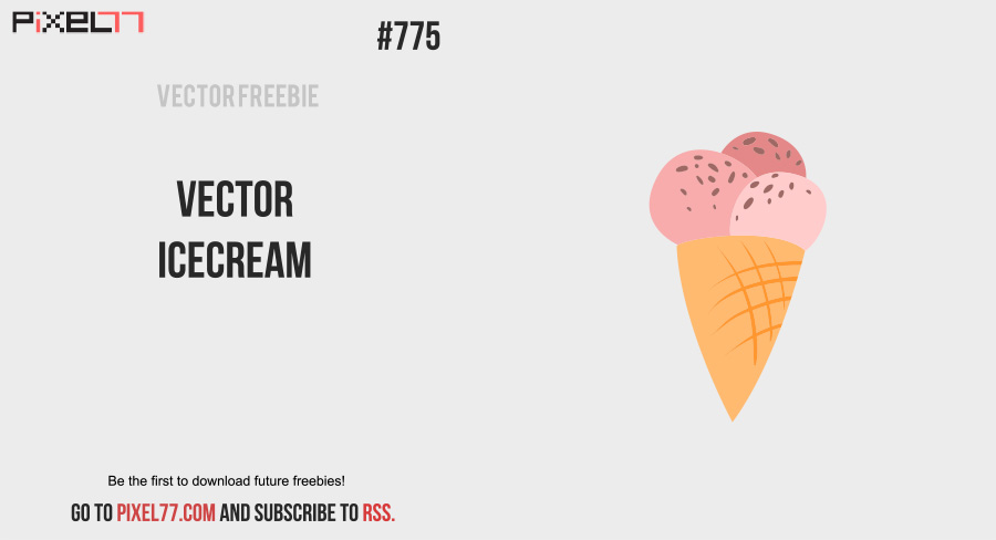 vector ice cream