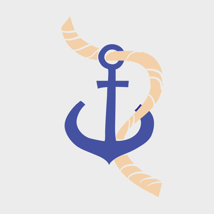Free Vector of the Day #822: Vector Anchor and Rope