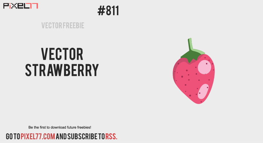 vector strawberry