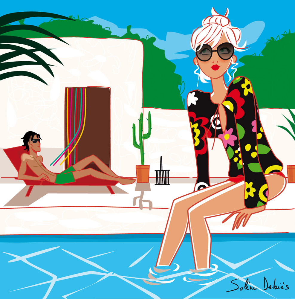 The Feminine and Empowered Illustrations of Solène Debies