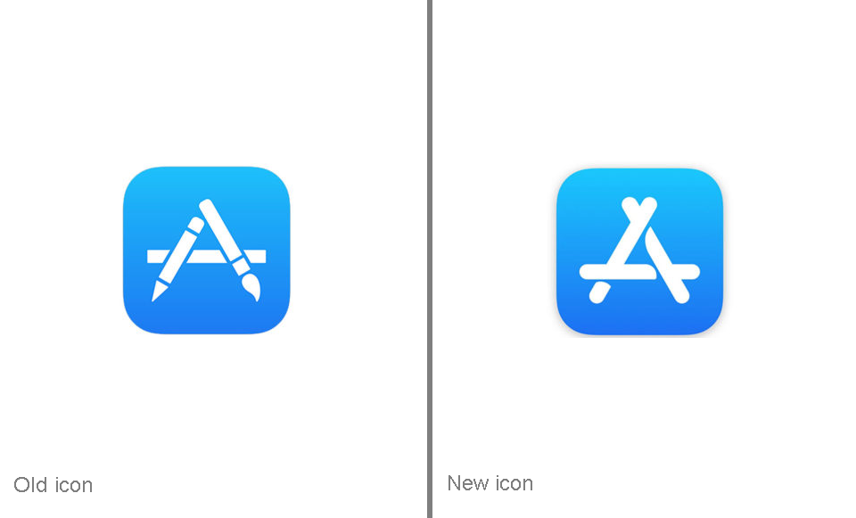 App Store New Logo Might Got You in The Mood for Ice Cream Bar