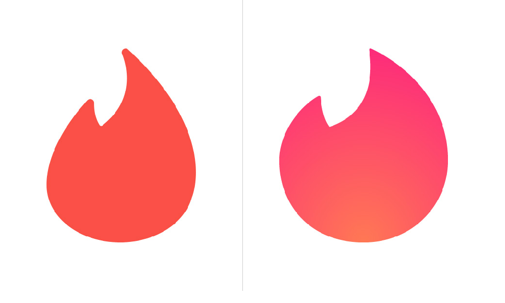 Tinder's Logo Transformation Has Users Swipe Right
