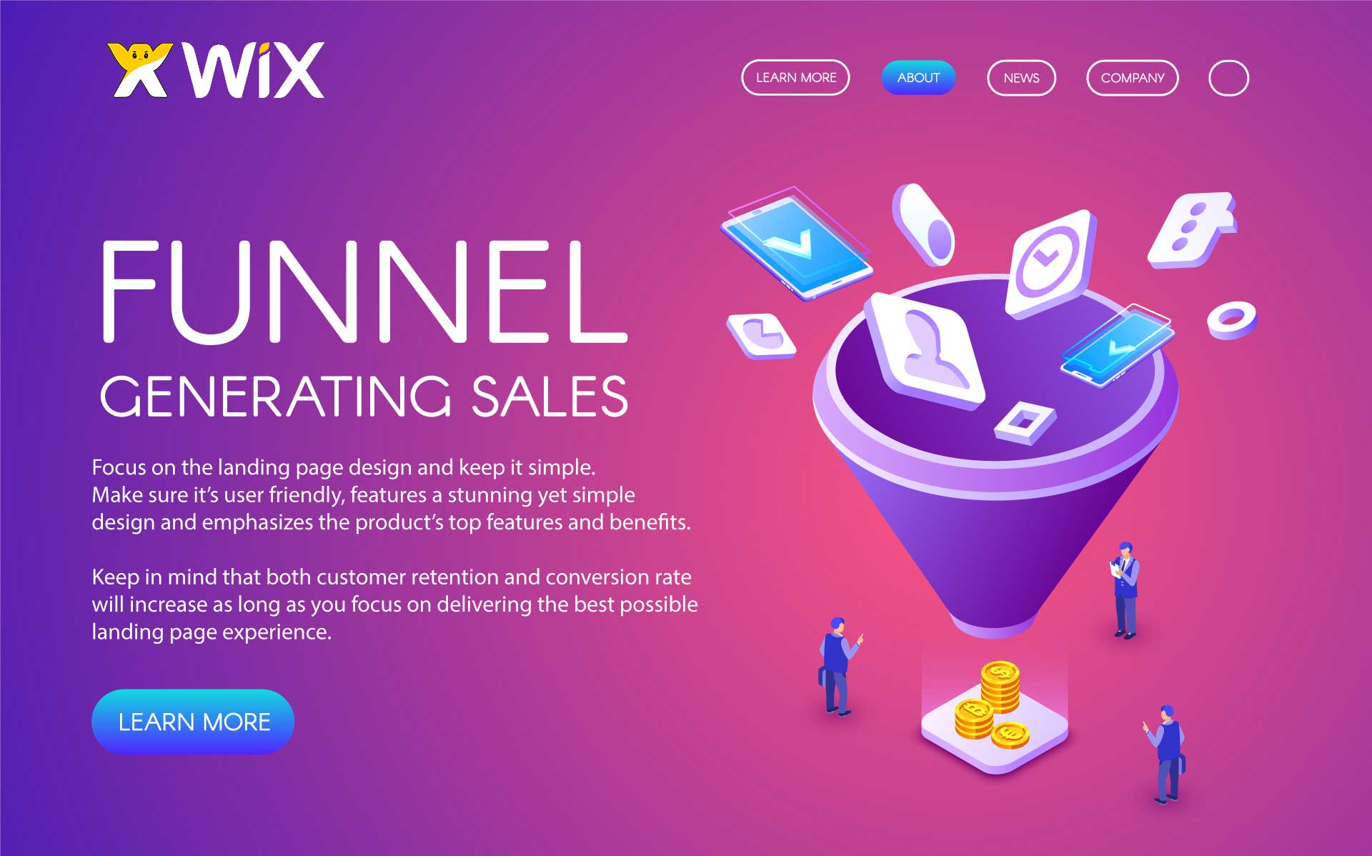 Wix Funnel