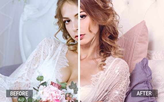 Lightroom VS Photoshop- rosa