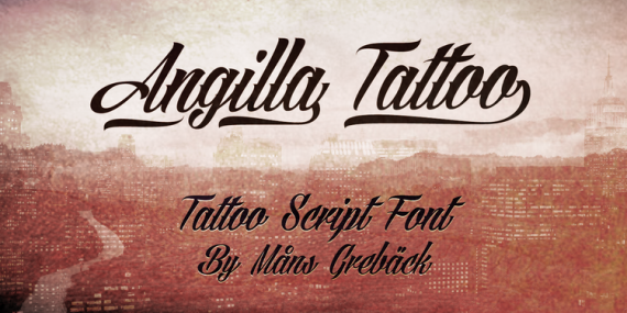 15 Cool Tattoo Fonts For Your Vintage Design Projects