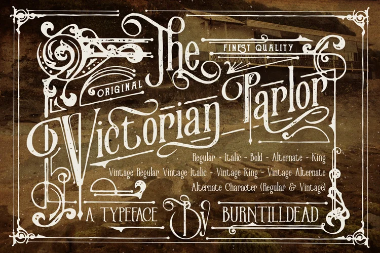 victorian parlor font