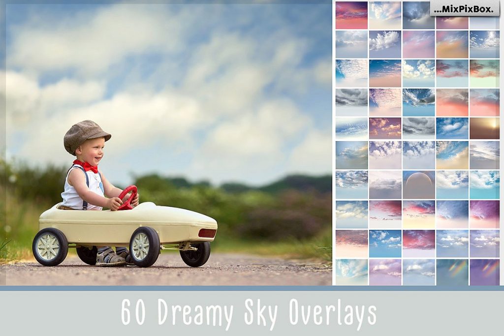 dreamy sky overlays