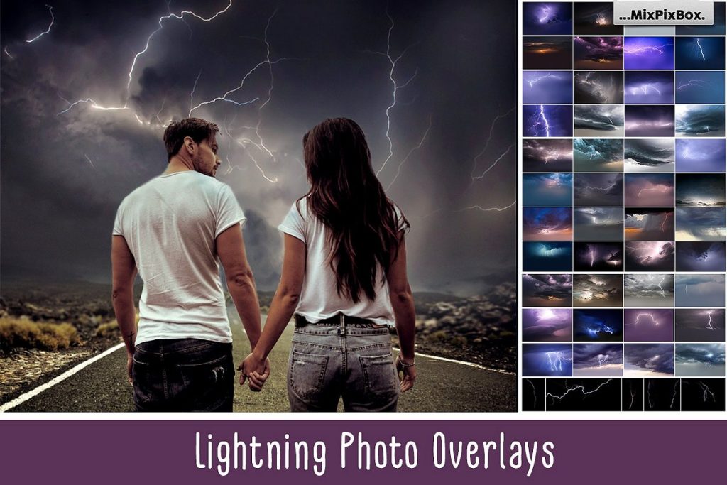 lighting sky overlays