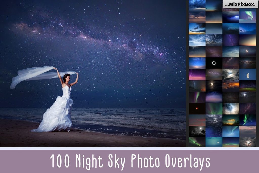 night sky overlays