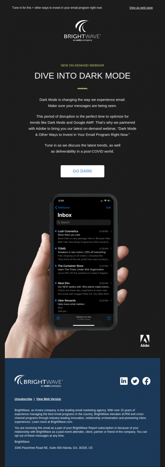 Dark Mode For Email Design