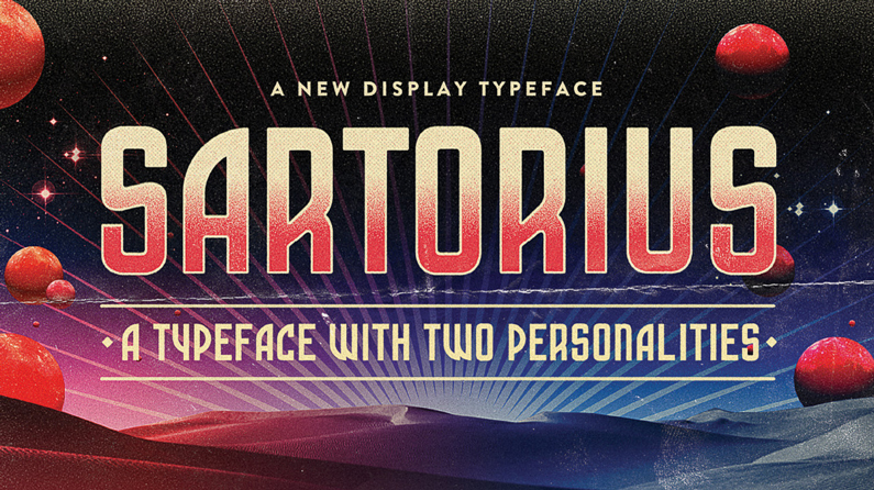 Best Vintage Fonts - Sartorius vintage font by Carl Rylatt