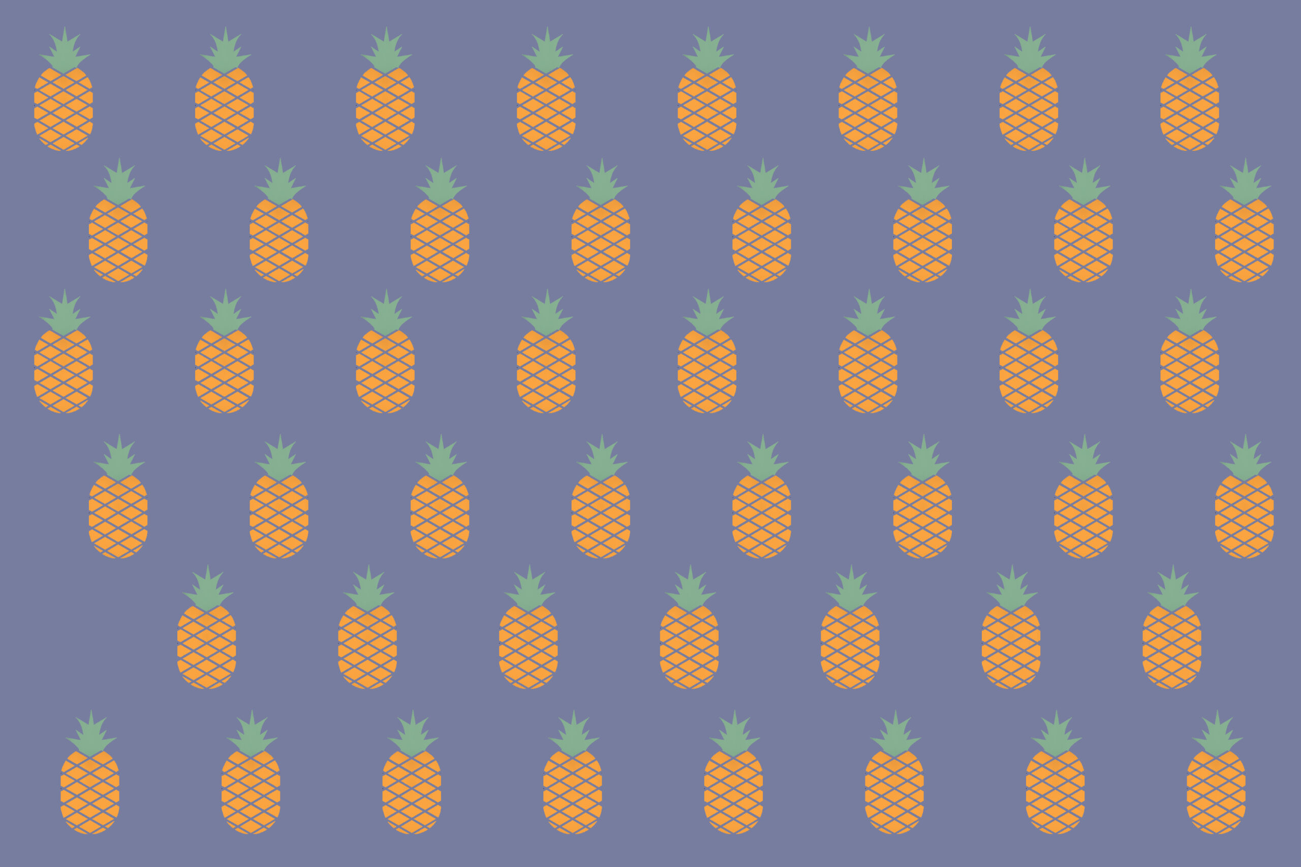 Pineapple aesthetic cute patterns