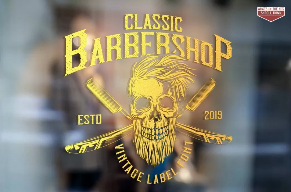 Classic Barbershop font