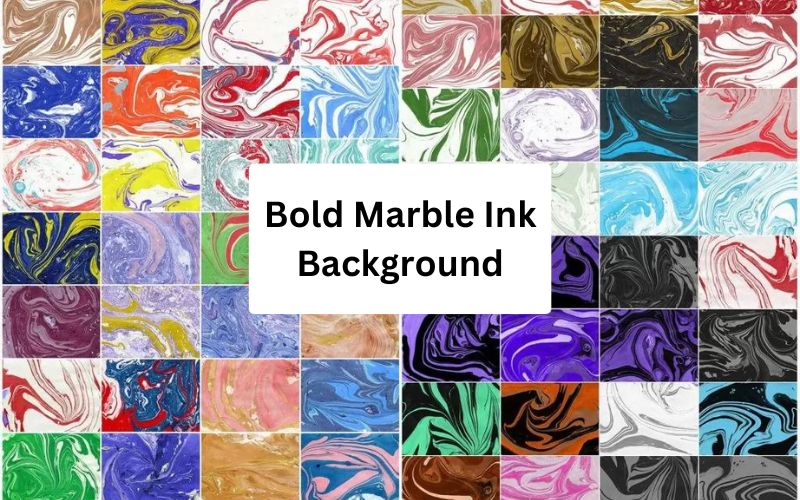 Bold Marble Ink Background
