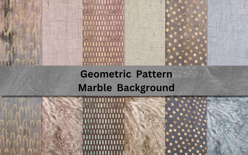 Geometric Pattern Marble Background