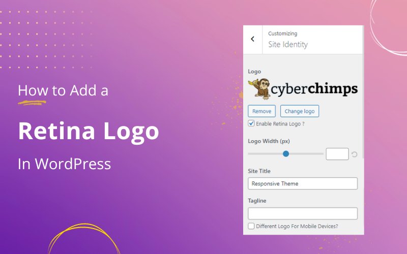 How to add Retina Logo in WordPress