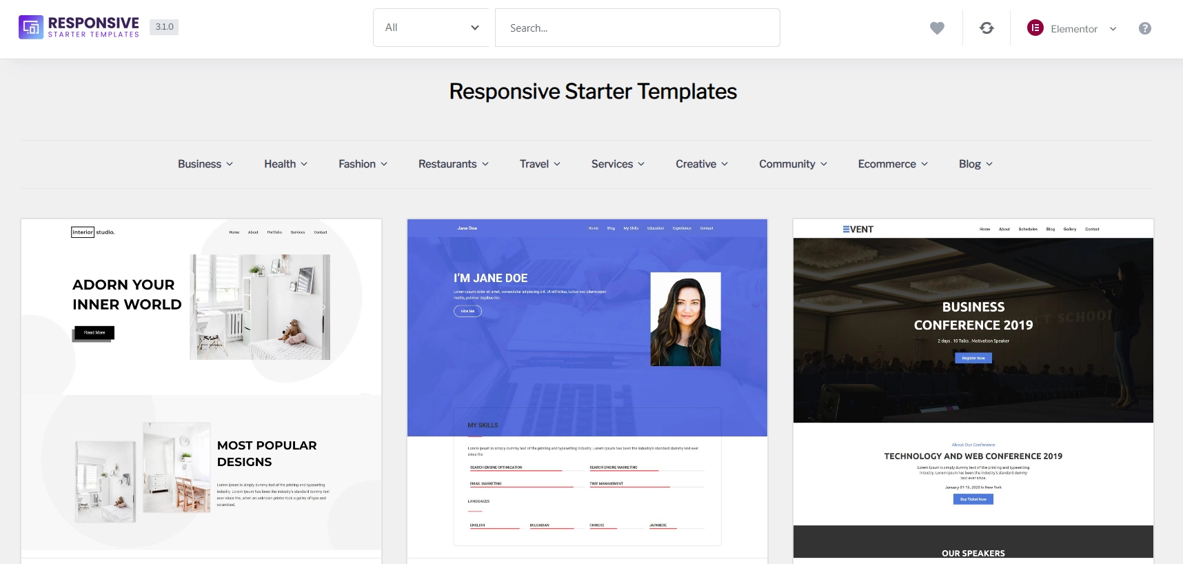 250+Responsive Starter Templates