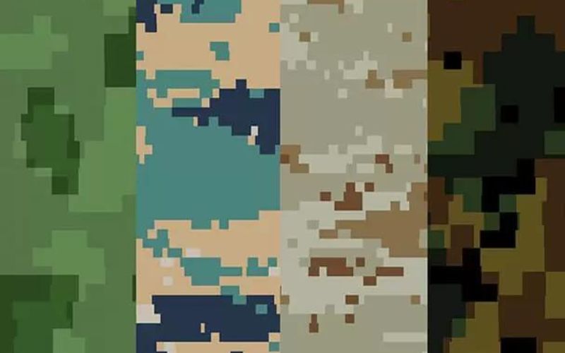 Digital Pixel Texture Background