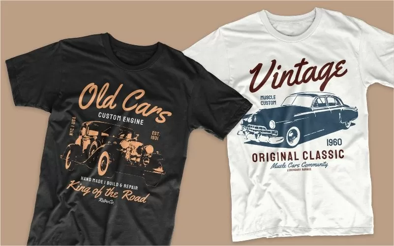 Vintage T-shirt designs