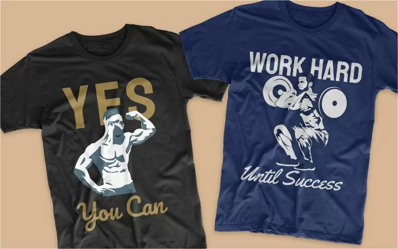 Fitness themed  designs