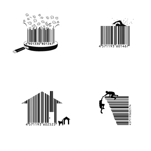 barcode designs that are modern