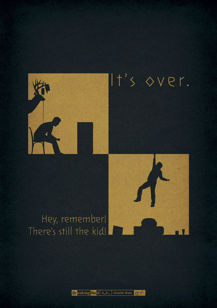 breaking bad quote poster