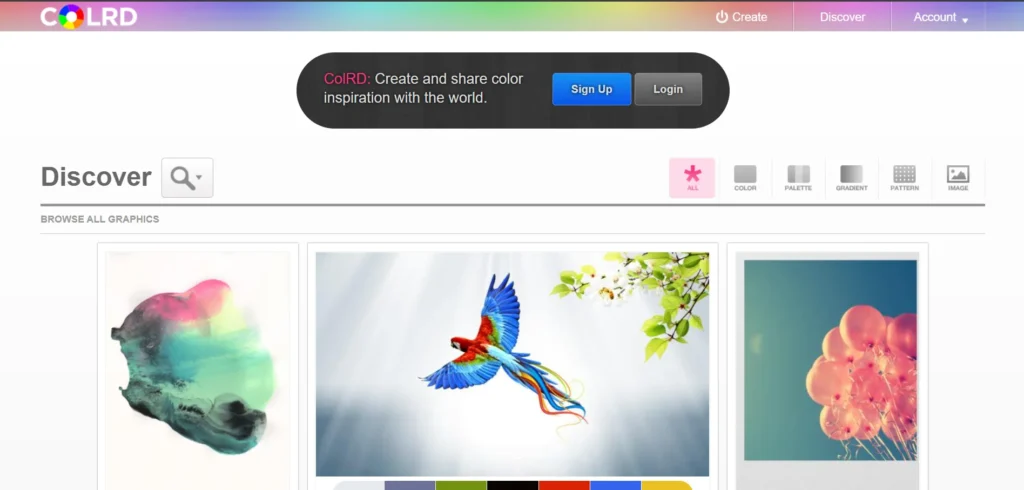 color palette websites