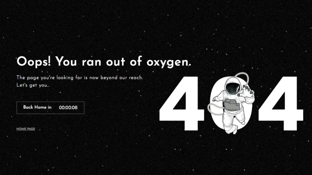 creative 404 pages