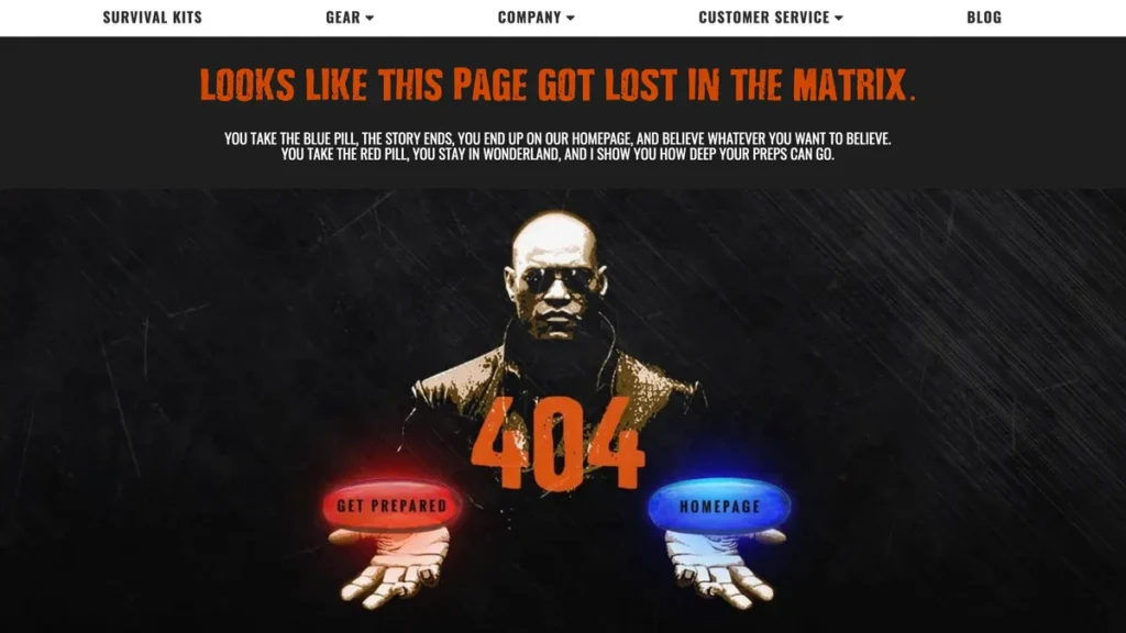 creative 404 pages