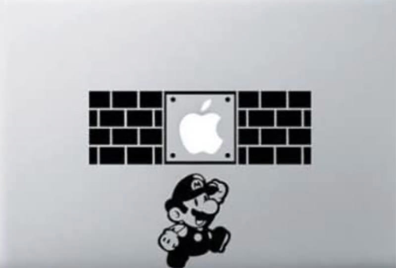 super mario decal