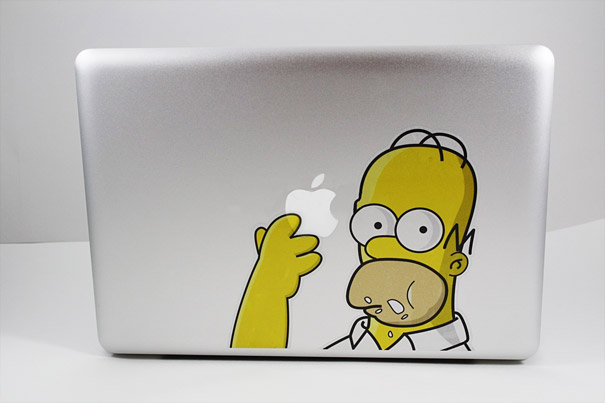 funny macbook decals