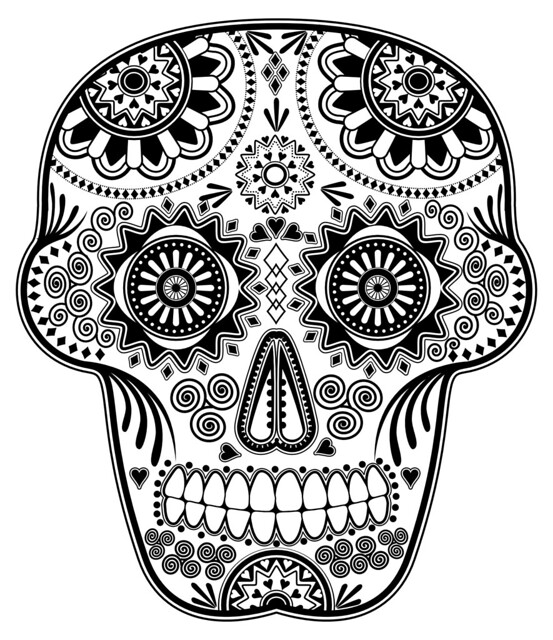 sugar skull mandala
